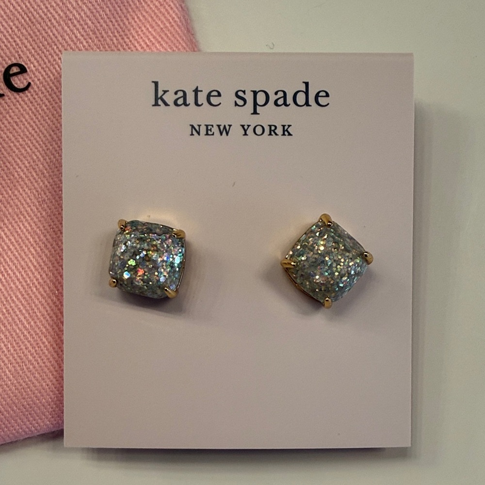 Kate Spade Sparkling Silver Stud Earrings